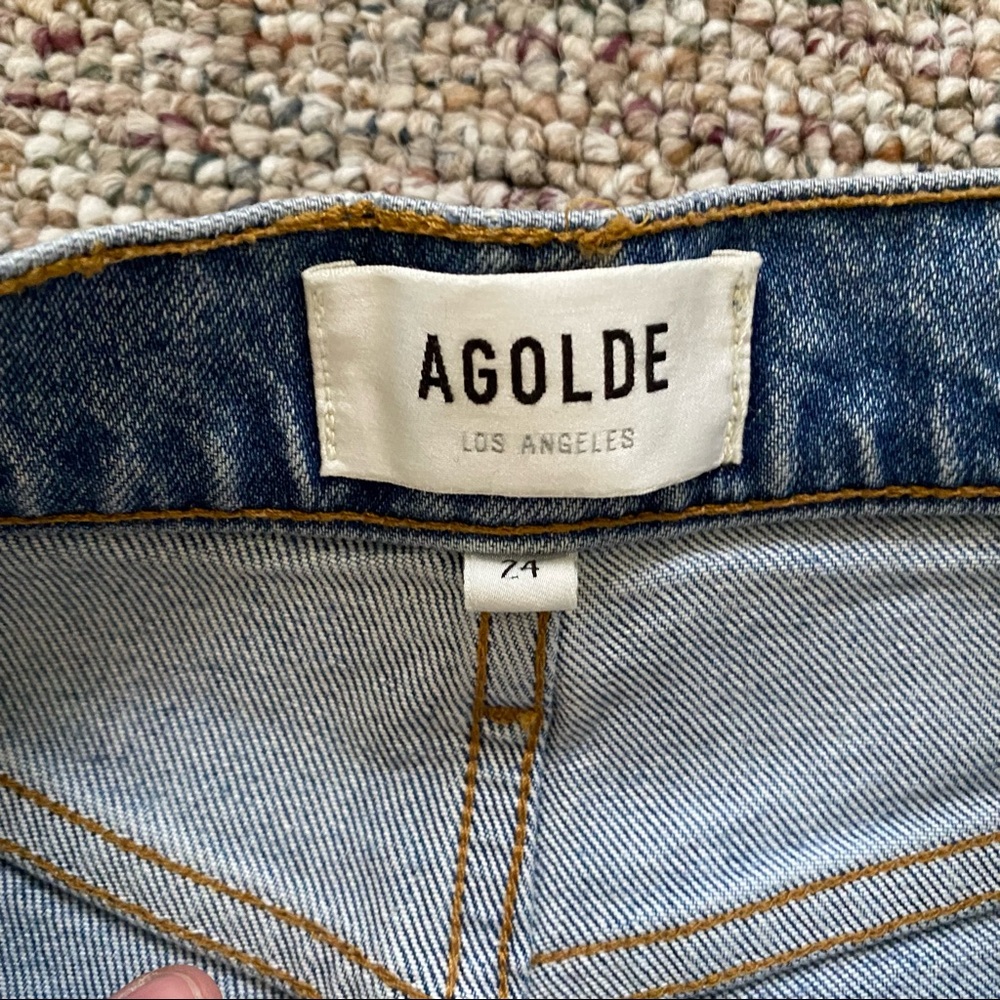 Agolde Riley High Rise Jeans - Picture 4 of 8
